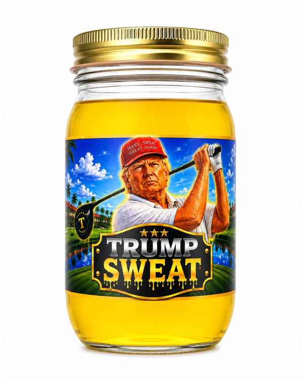 Trump Sweat – Novelty Mason Jar Gag Gift