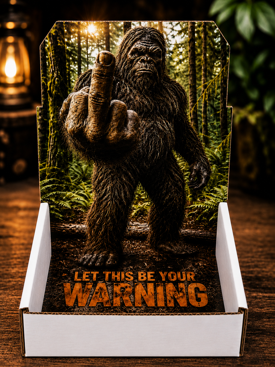 Bigfoot - Middle Finger Anonymous Prank Mail