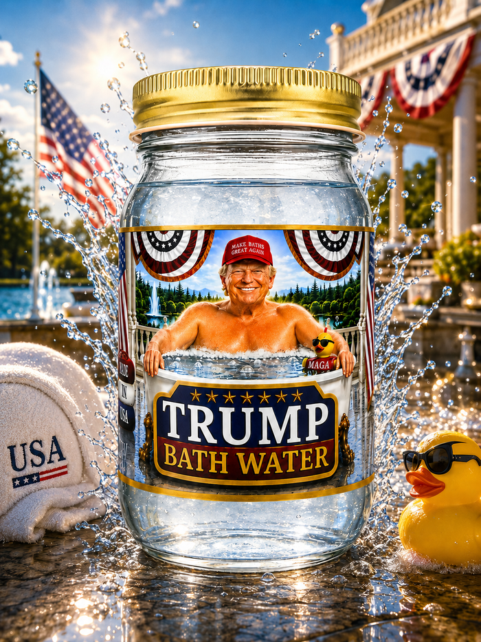 TRUMP BATH WATER - Make Baths Great Again!