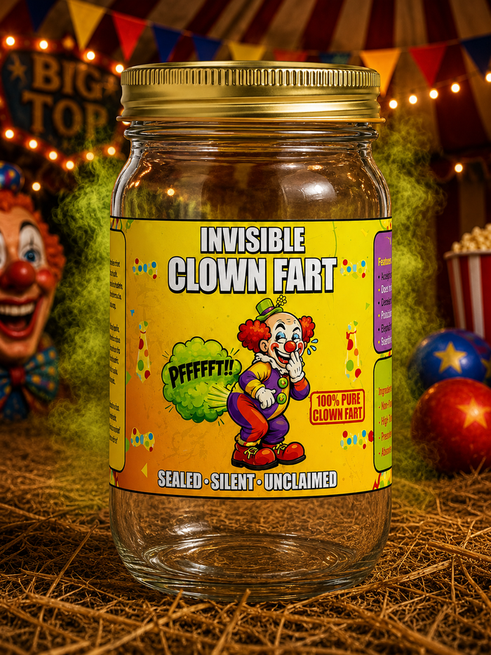 INVISIBLE CLOWN FART - You Can't See It. That's the Point.