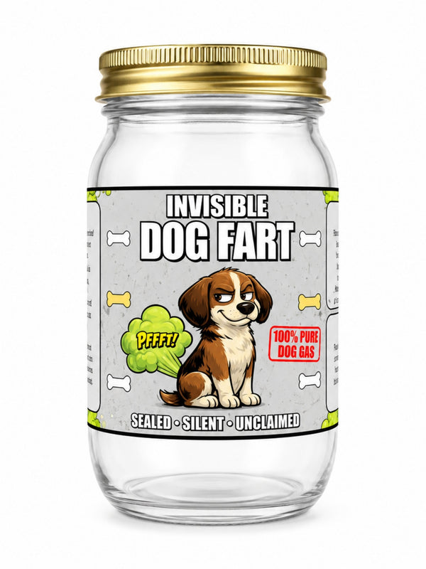 Invisible Dog Fart - Gag Gift Novelty Jar