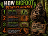How Bigfoot Delivers Revenge infographic