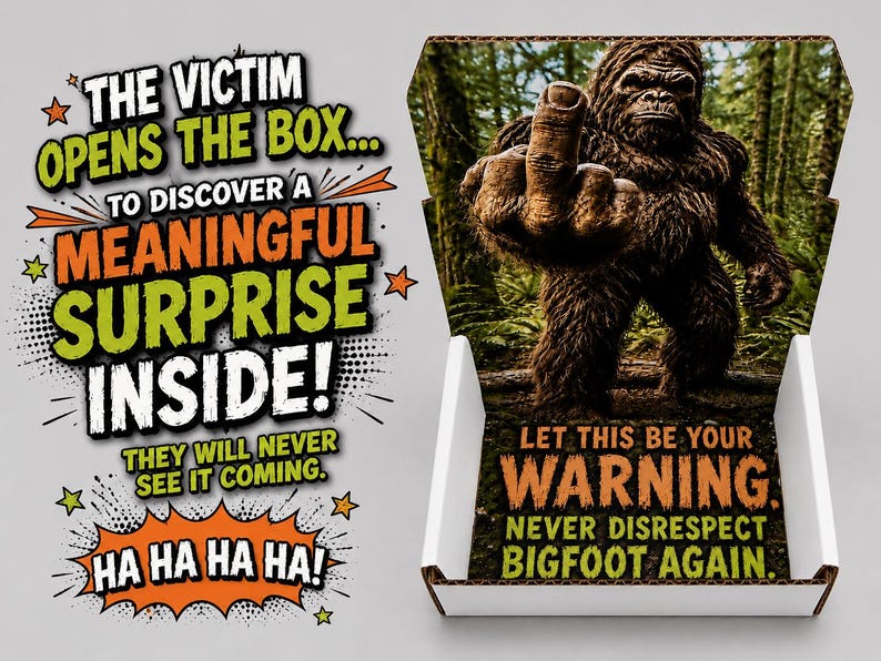 Bigfoot Prank Box image 2